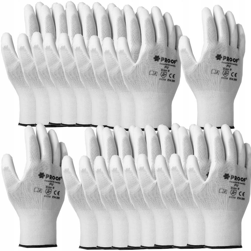 Rukavice Proof Comfort&Safety veľkosť 8 - M 10 párov